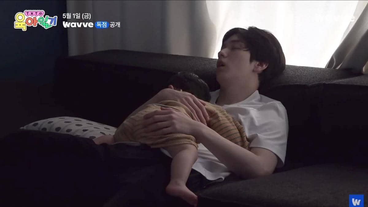 cuplikan teaser variety show TXT's Parenting Diary