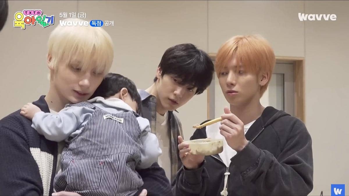 cuplikan teaser variety show TXT's Parenting Diary