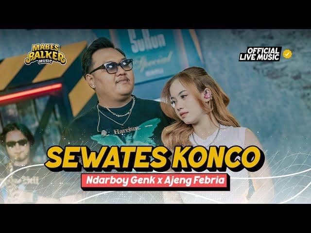 cuplikan video klip lagu "Sewates Konco"