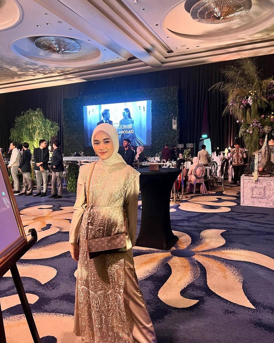 Inspirasi OOTD kondangan ala Diandra Marsha 