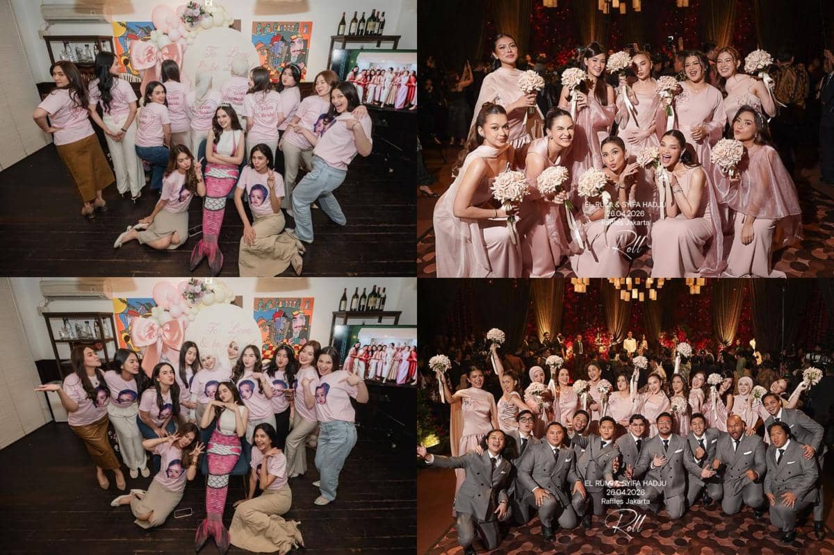 OOTD Sahabat Syifa Hadju di Rangkaian Acara Pernikahannya, Semuanya Kompak