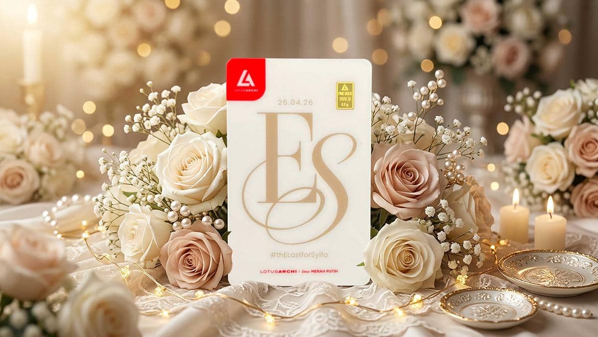 Lotus Archi: Souvenir Emas Eksklusif Nikahan Syifa Hadju dan El Rumi