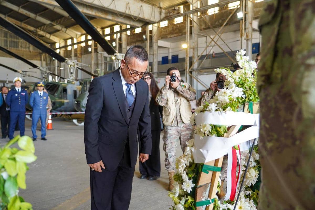 UNIFIL kenang Kopral Rico Pramudia dalam upacara pelepasan jenazah di Lebanon. 