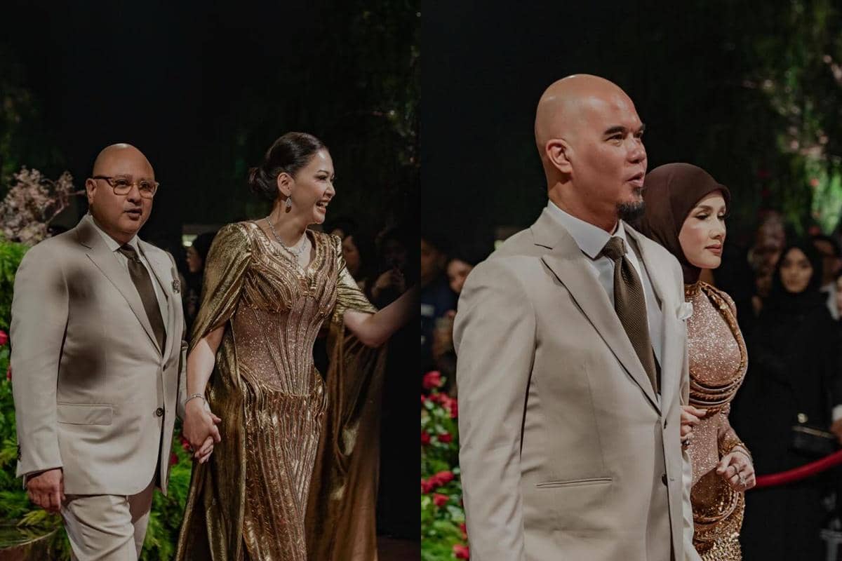 7 Potret Keluarga di Resepsi El Rumi dan Syifa Hadju, Dansa Bareng