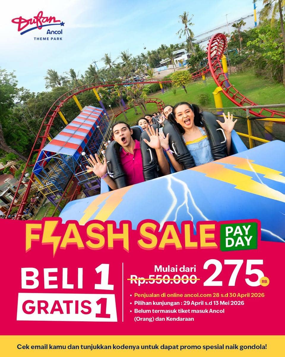 Potret promo Dufan Ancol April 2026