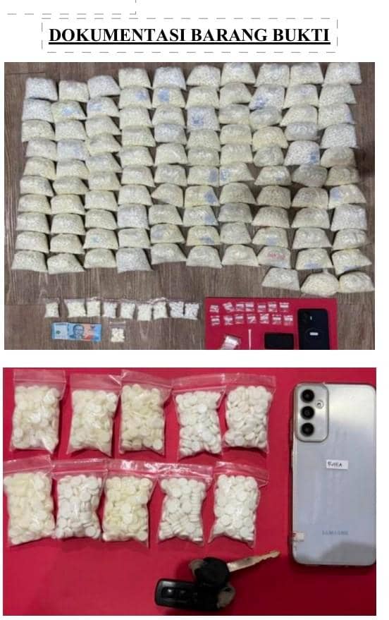 Polisi Bongkar Gudang Pil Doubel L di Pasuruan Berkedok Kamar Kos