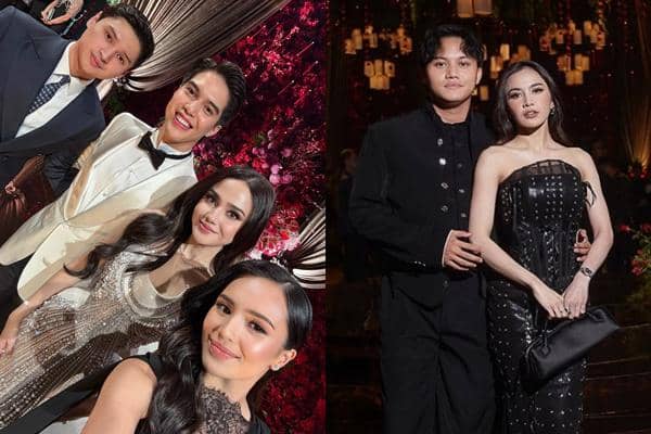 10 Potret Romantis Pasangan Artis di Resepsi El Rumi dan Syifa Hadju