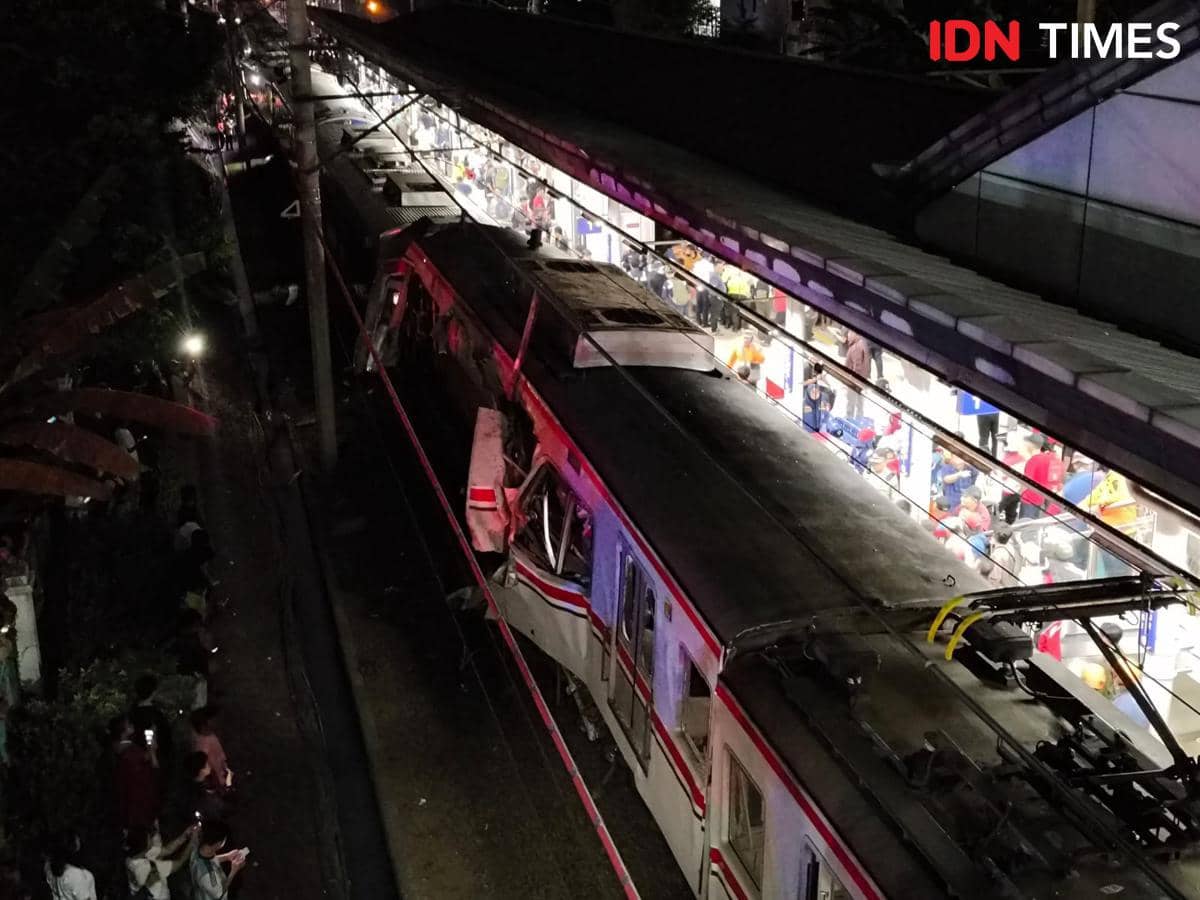 Basarnas: Gerbong Wanita KRL Rusak Paling Parah usai Ditabrak Argo Bromo