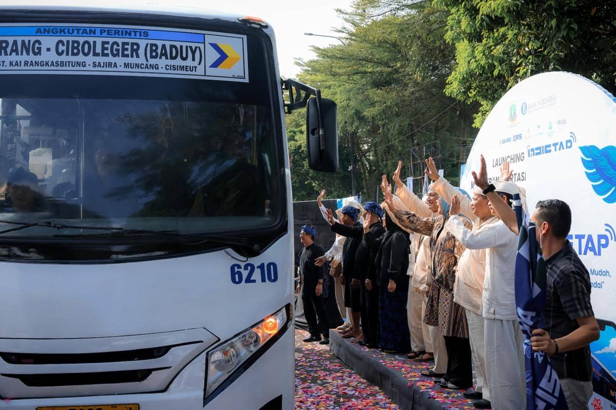 Launching transportasi massal ke Baduy (Dok. Biro Adpim Pemprov)
