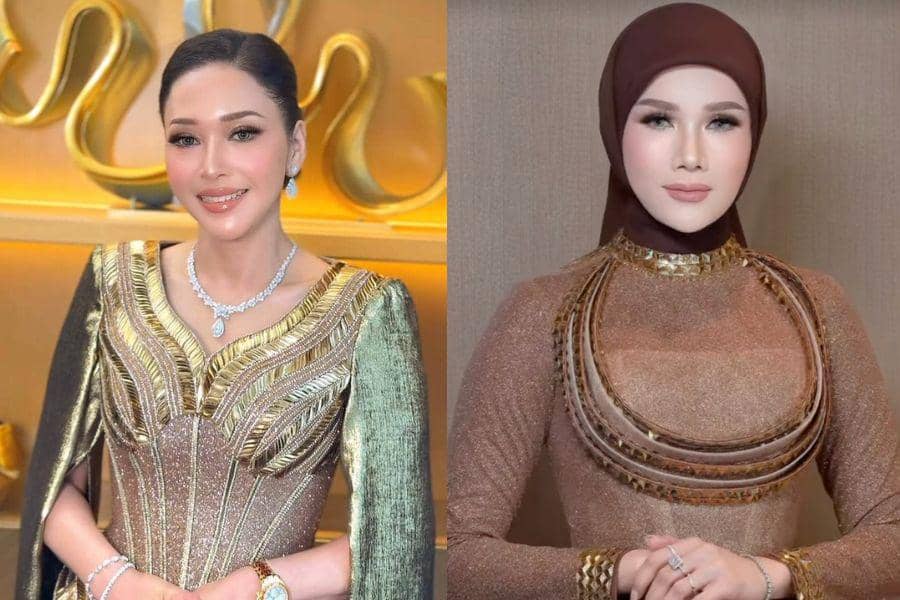 Adu Gaya Maia Estianty Vs. Mulan Jameela di Resepsi El Rumi, Mewah!