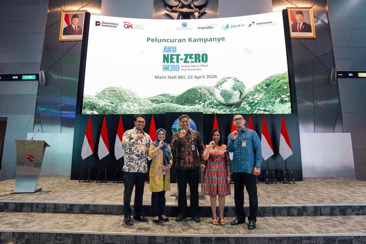  Pertamina NRE Dukung Kampanye IDXCarbon AKU NET-ZERO HERO
