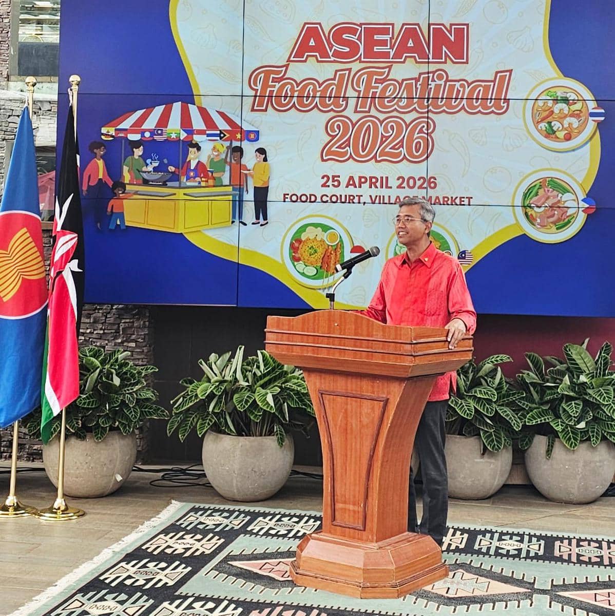 Keseruan ASEAN Food Festival di Nairobi, Kenya. 