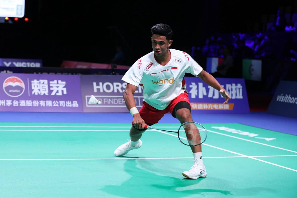 Alwi Farhan turun di partai ketiga melawan Thailand dalam laga fase Grup D Thomas Cup 2026