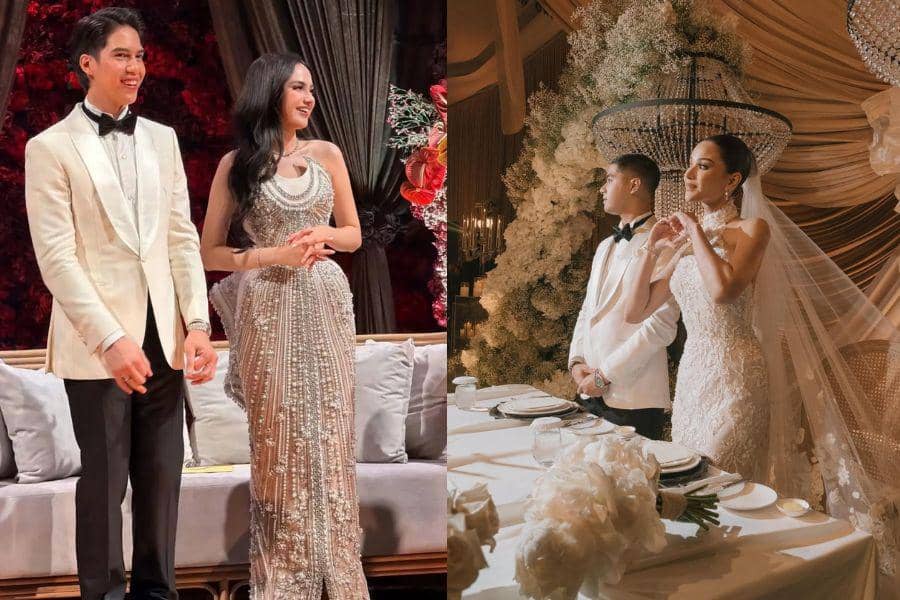 Adu gaya resepsi Syifa Hadju vs. Alyssa Daguise