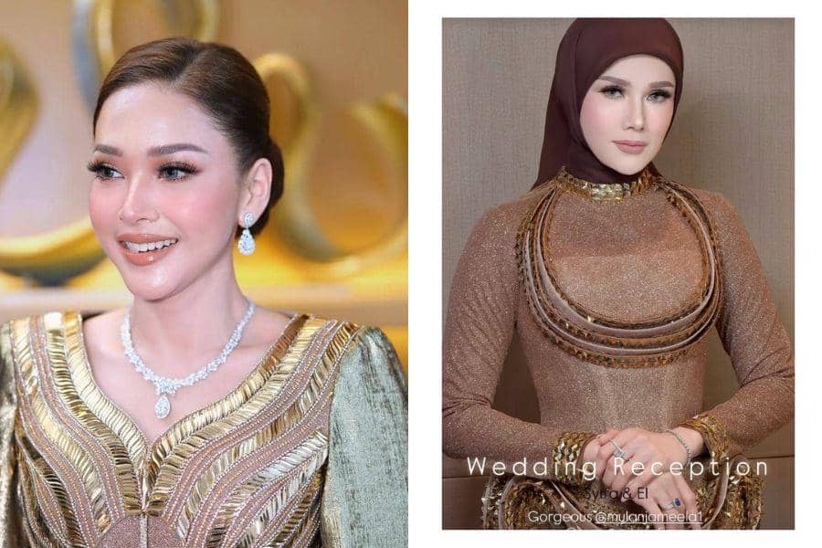 Gaya Maia Estianty vs. Mulan Jameela di Resepsi El Rumi 