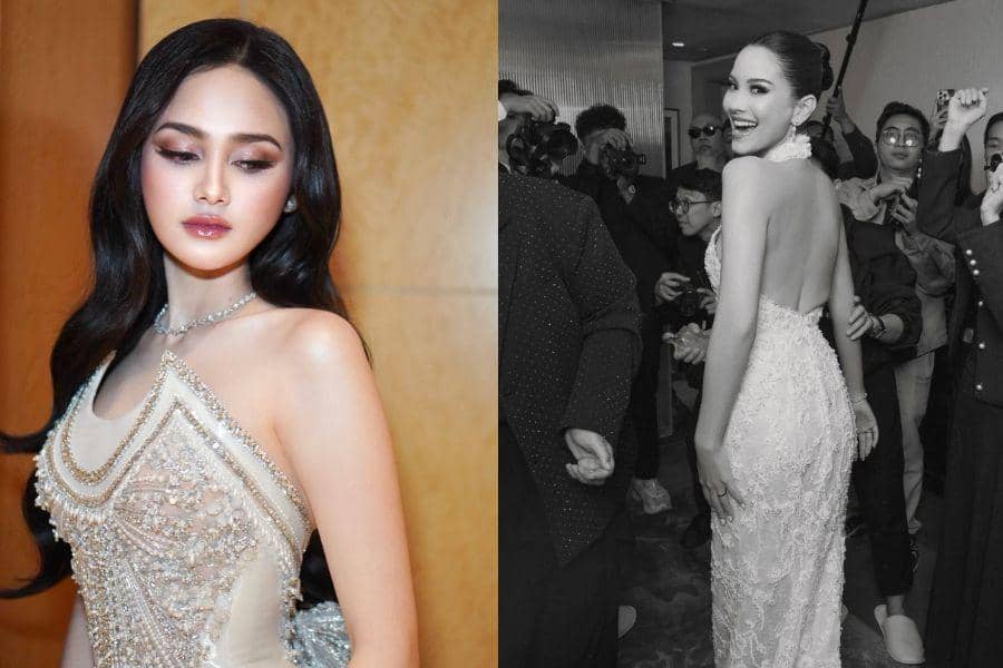 Adu gaya resepsi Syifa Hadju vs. Alyssa Daguise