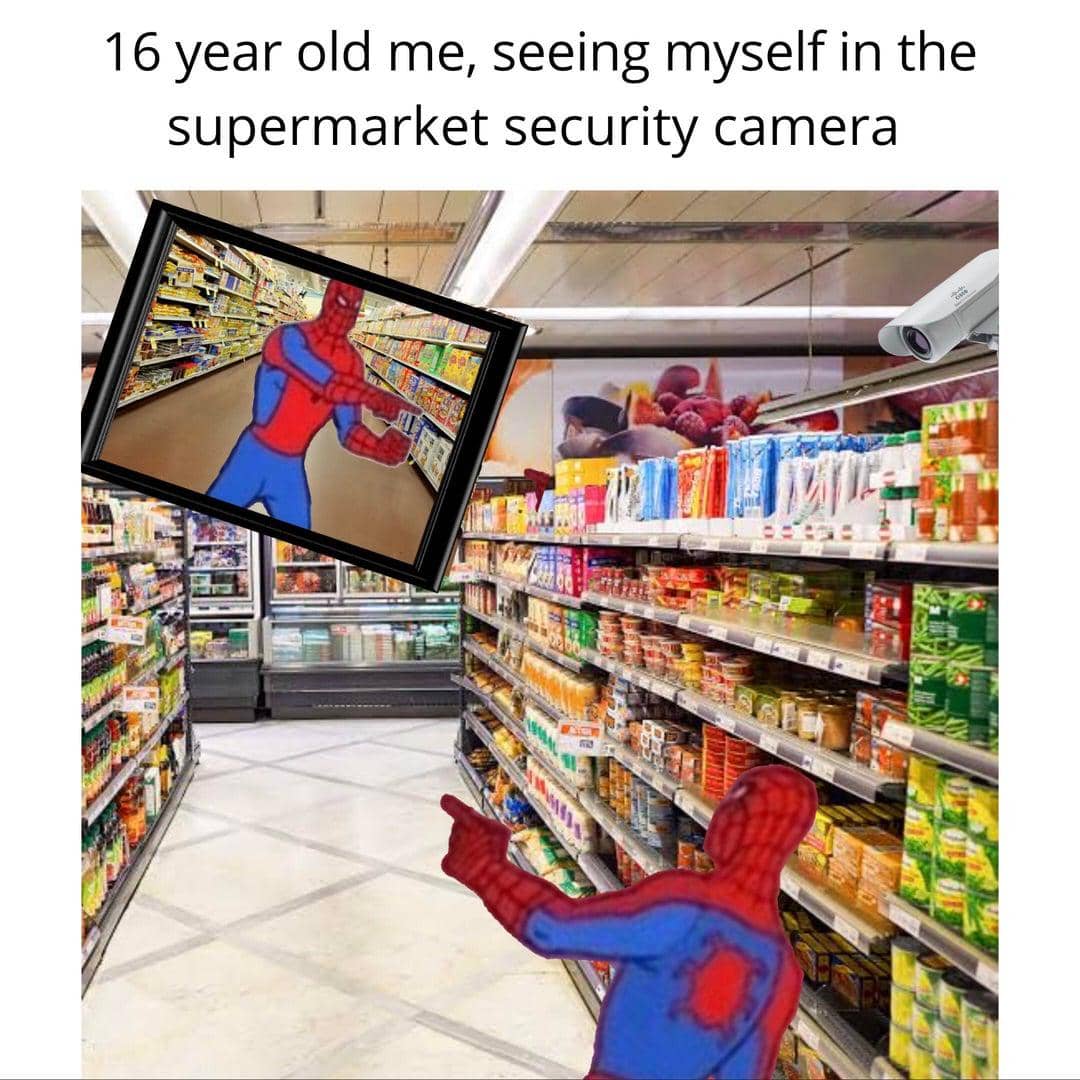 meme kartun tentang supermarket