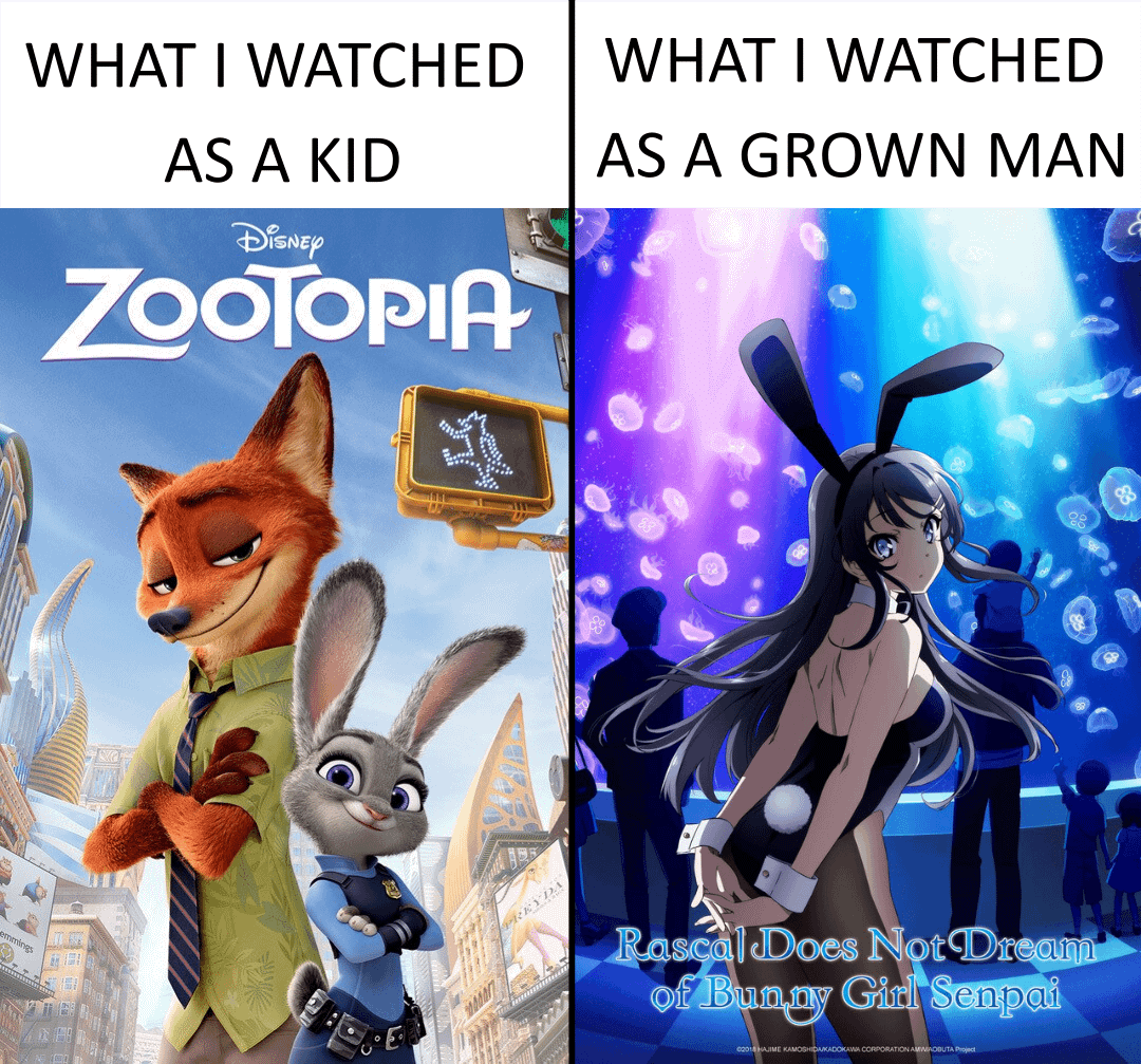 meme anime tentang kelinci
