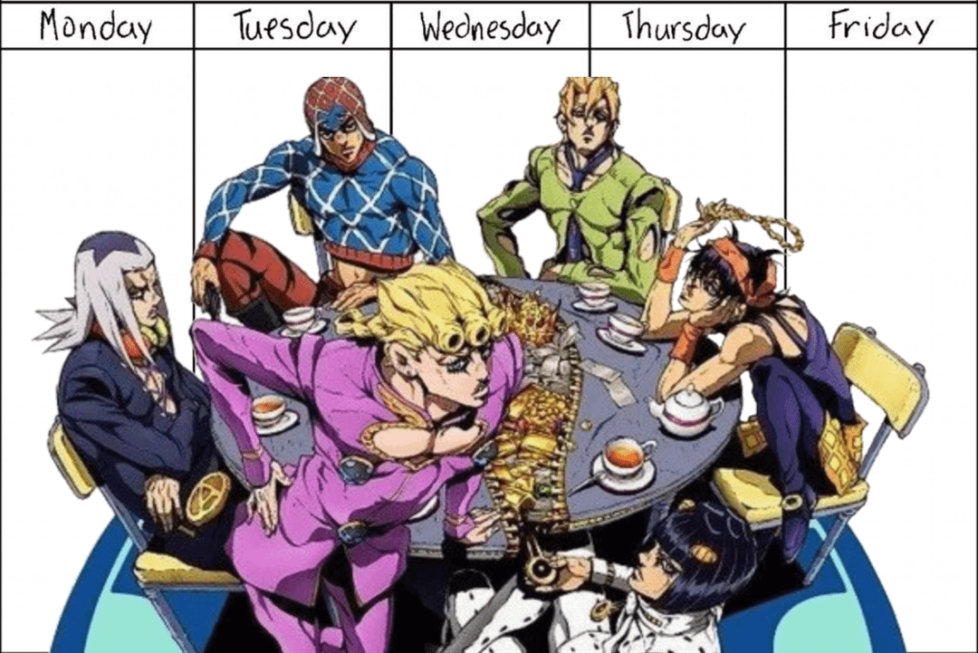 meme anime tentang jadwal