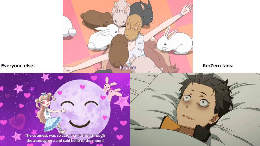 meme anime tentang kelinci