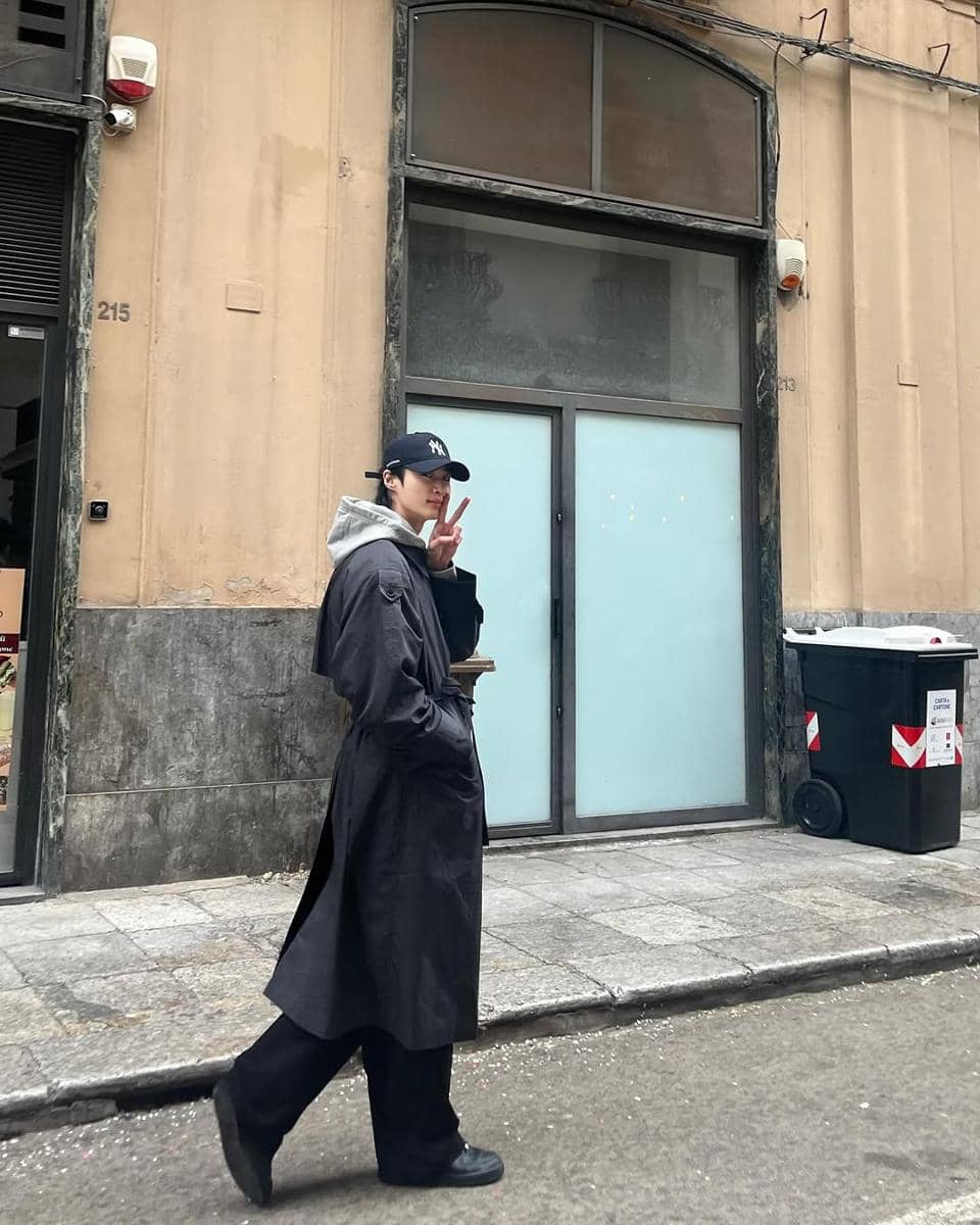 OOTD musim dingin ala Byeon Woo Seok
