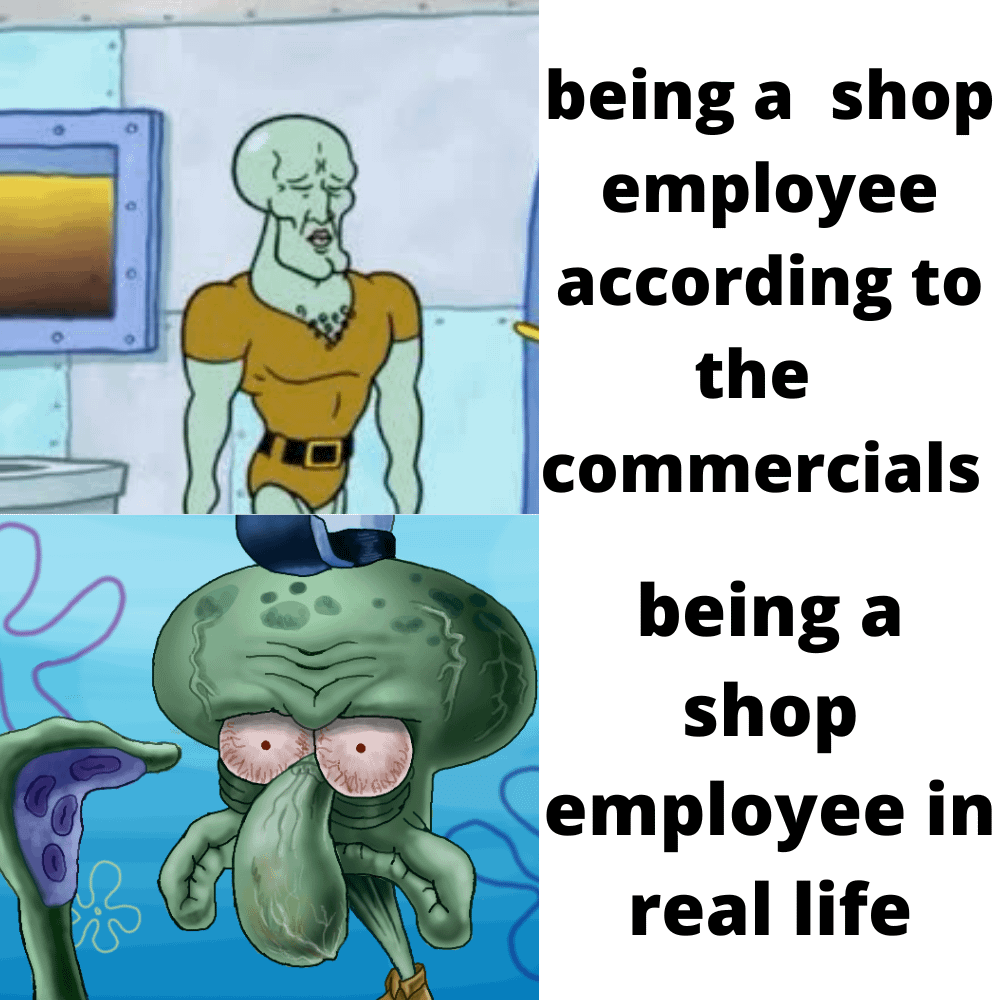 meme kartun tentang supermarket