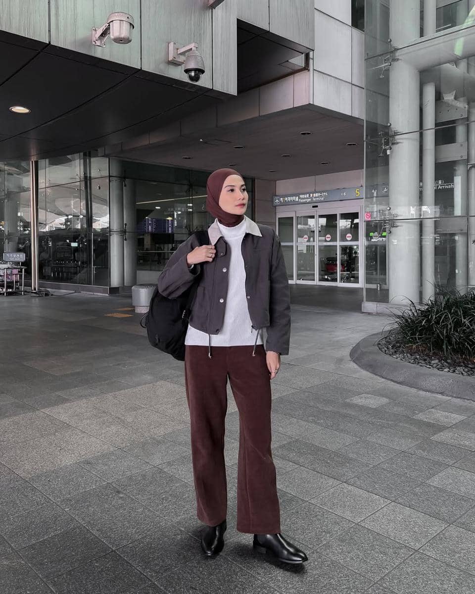 OOTD ke Bandara ala Anggita Kusuma Dewi
