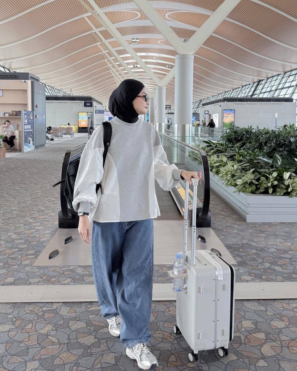 OOTD ke Bandara ala Anggita Kusuma Dewi