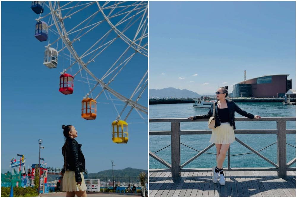 10 Potret Yuanita Christiani saat Berlibur di Mojiko, Jepang, Happy!