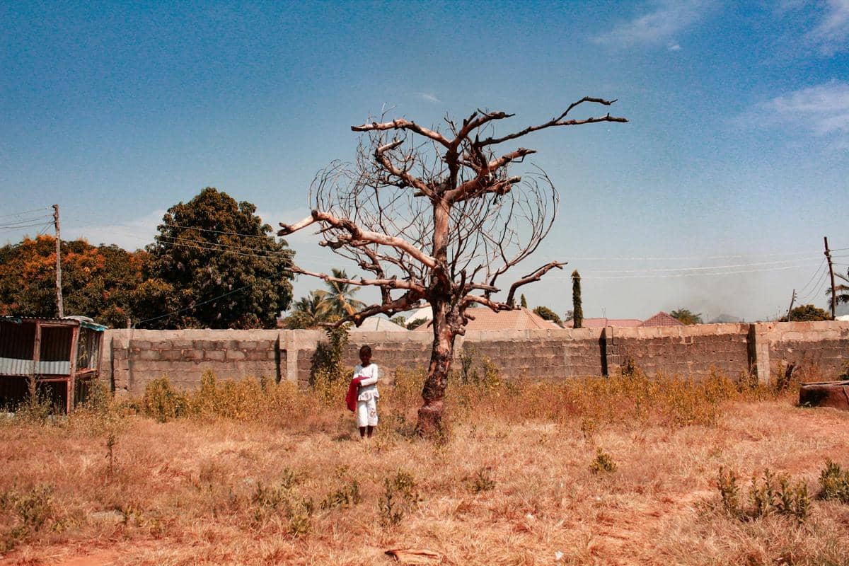 seorang anak di Nigeria