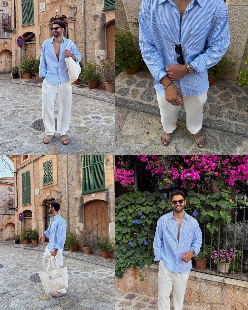 ilustrasi OOTD cowok summer vibes