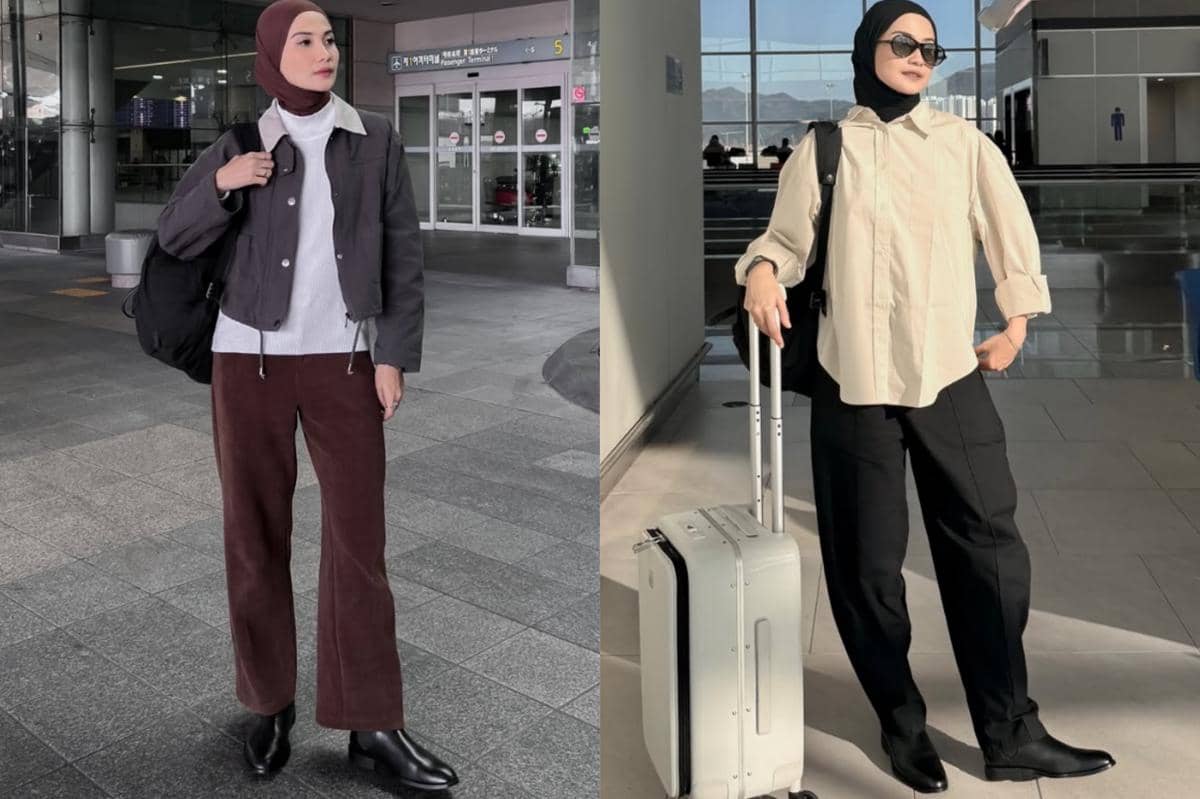 7 Ide Outfit ke Bandara ala Anggita Kusuma Dewi, Fashionable!