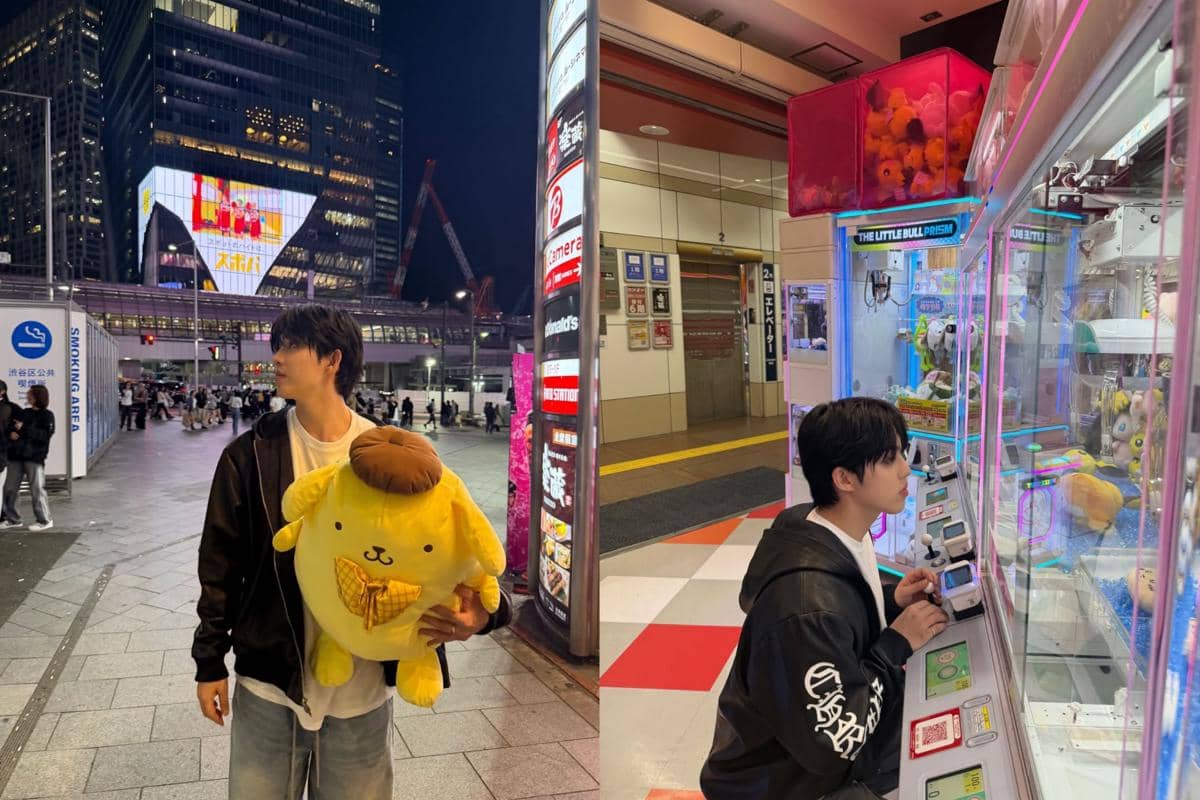 potret S.Coups SEVENTEEN di Taito Station Shibuya