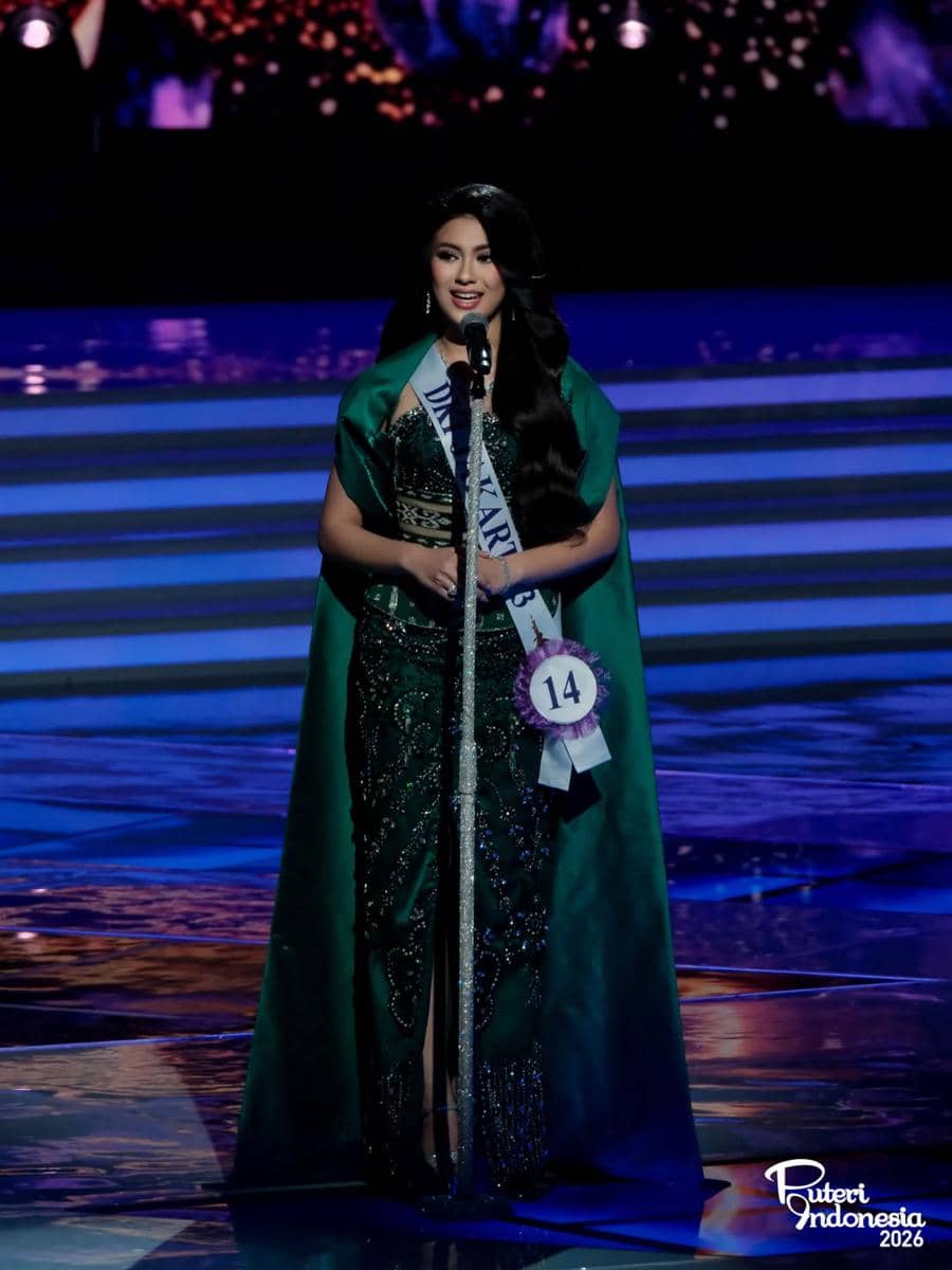 Potret 16 Besar Puteri Indonesia 2026 di Sesi Speech