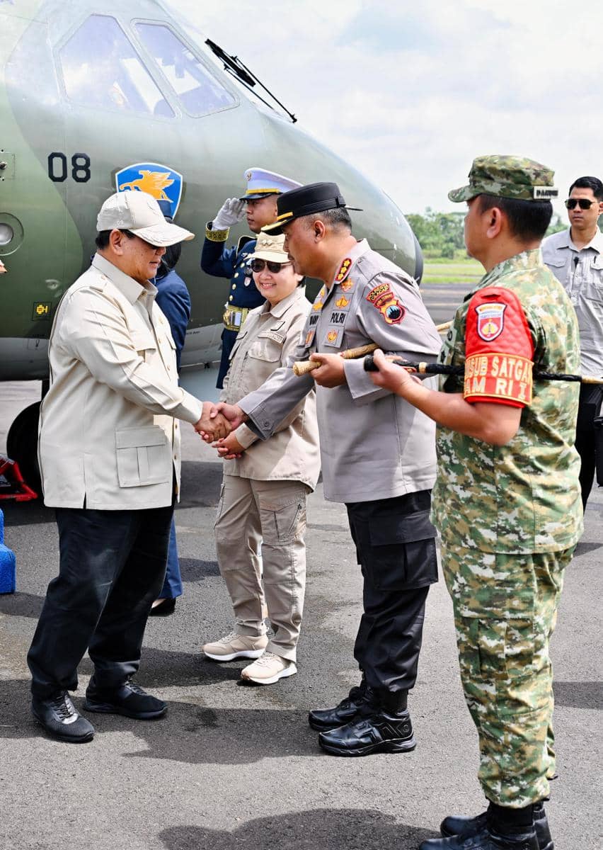 Presiden Prabowo kunjungan kerja ke Kabupaten Banyumas (dok. Sekretariat Presiden)