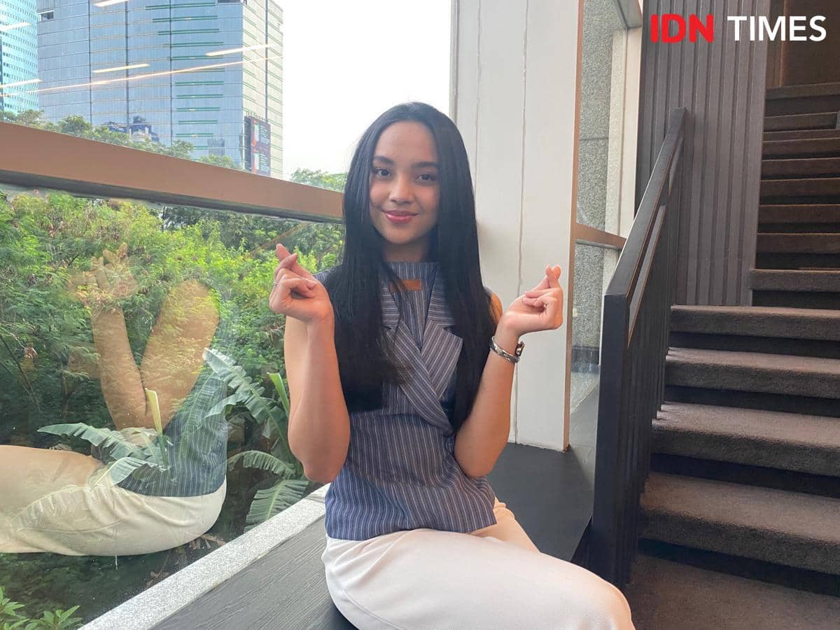 potret Lyodra di kantor IDN, Senin (27/4/2026)