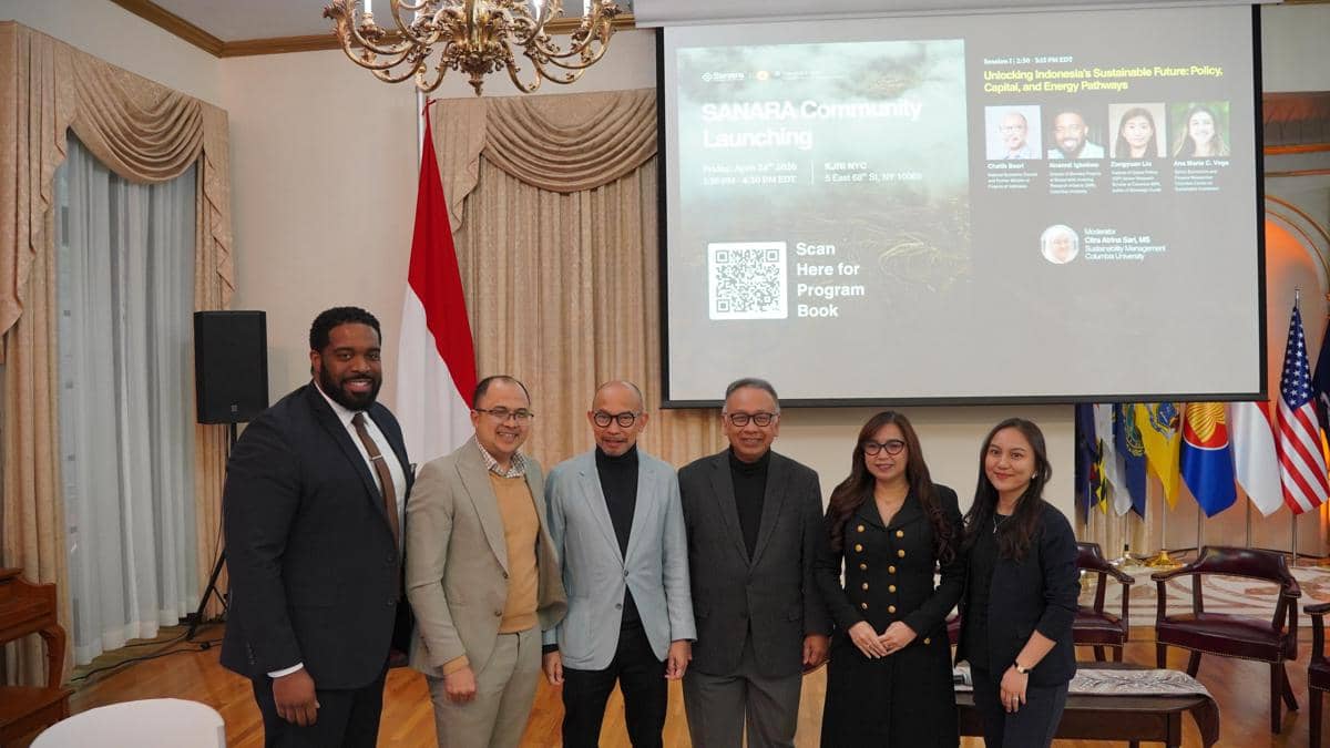 SANARA (Sustainability Network of Nusantara) resmi diluncurkan di New York. 