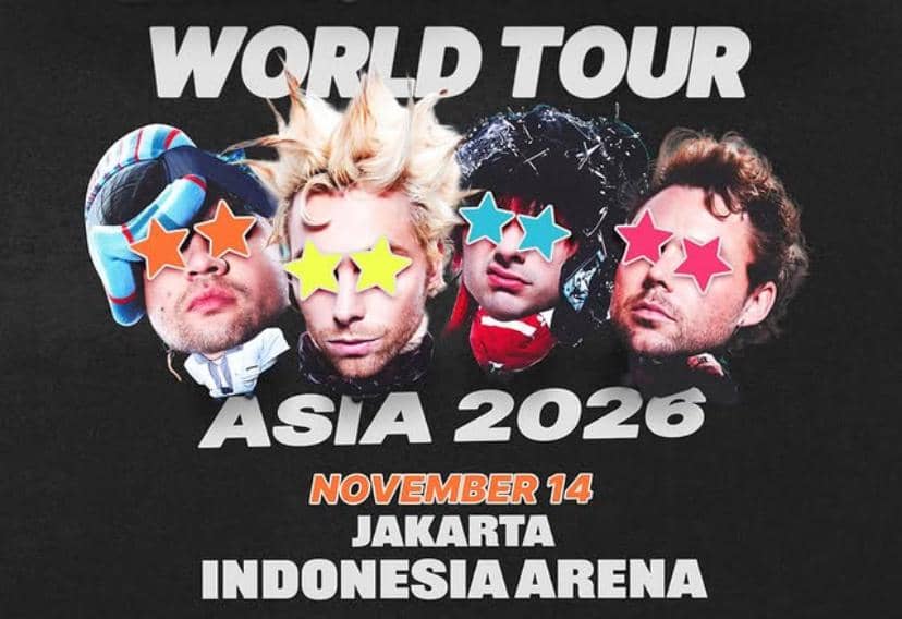 Harga Tiket Konser 5 Seconds of Summer (5SOS) di Jakarta 2026