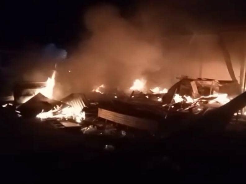 Pasar Pringgabaya Ludes Dilalap Api, Ratusan Lapak Hangus dalam Sekejap