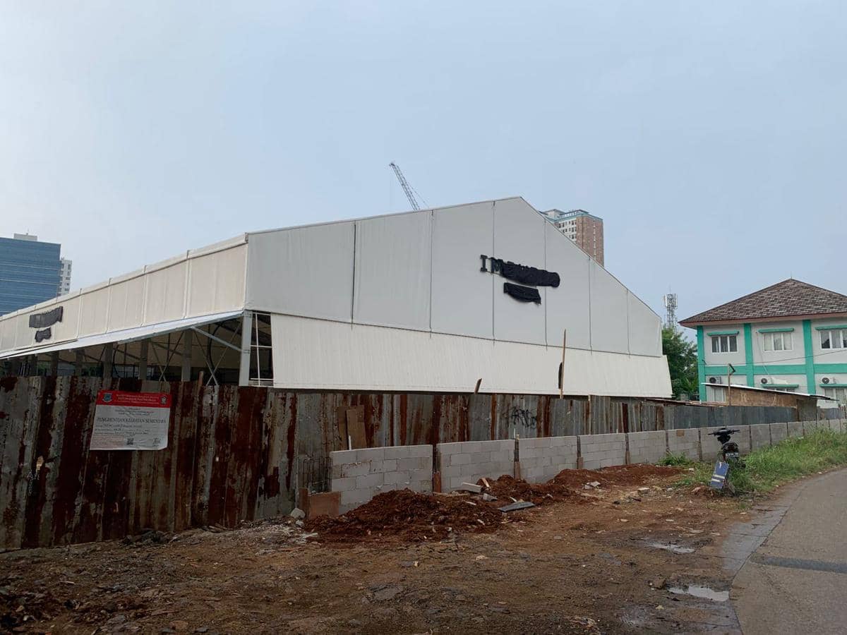 Lapangan Padel di Rawa Mekar Tangsel Disegel, Tak Kantongi Izin PBG