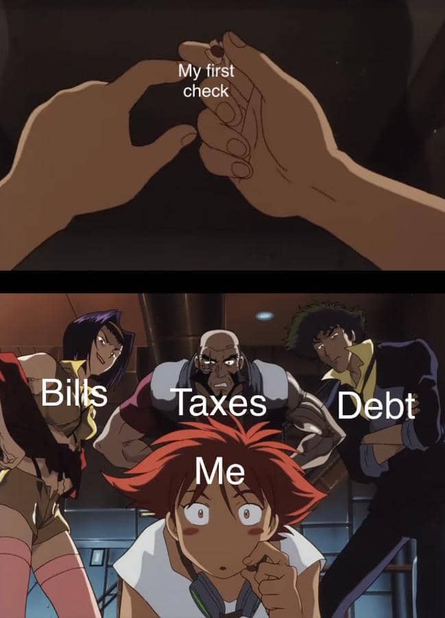 meme kartun tentang butuh uang