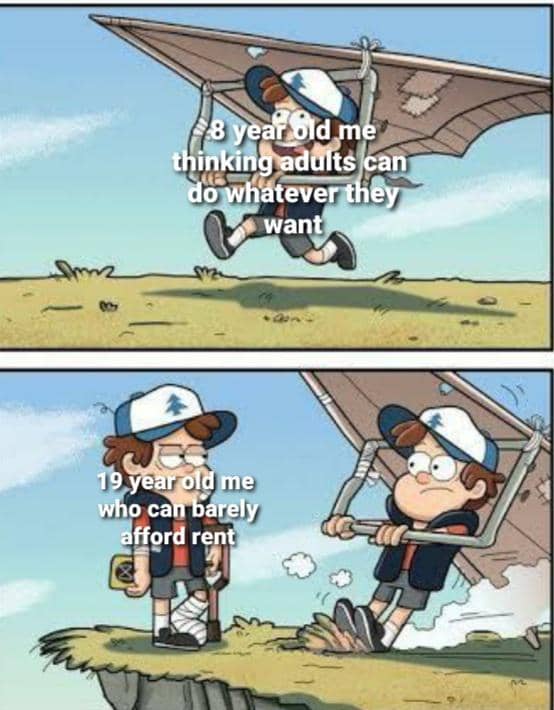 meme kartun tentang butuh uang