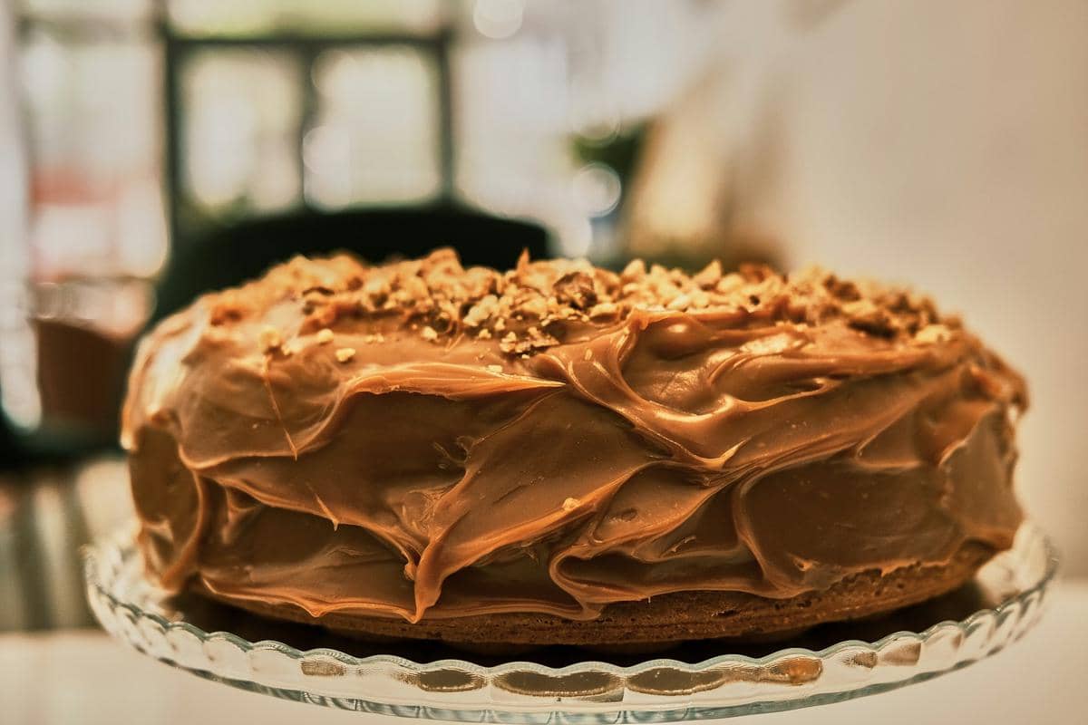 ilustrasi peanut butter cake 