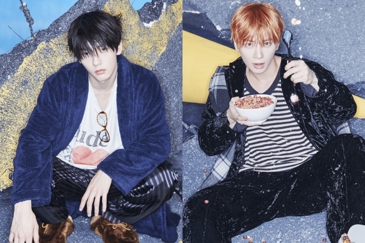 potret Soobin dan Taehyun TXT