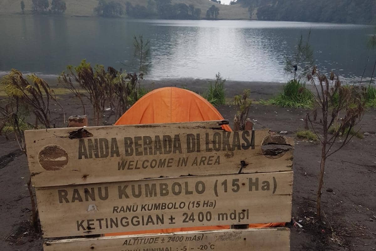 papan petunjuk Ranu Kumbolo 