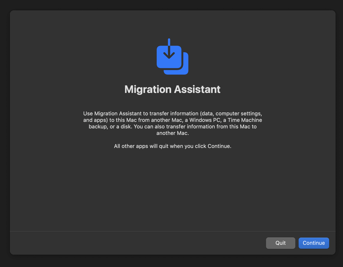 ilustrasi Migration Assistant
