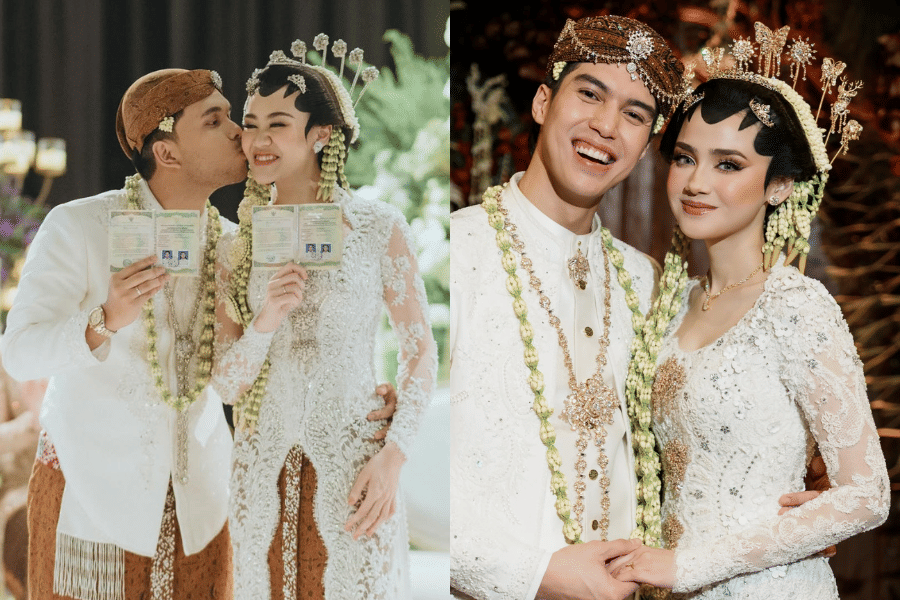 8 Adu Gaya Pernikahan Syifa Hadju Vs. Aaliyah, Adat Jawa nan Memesona