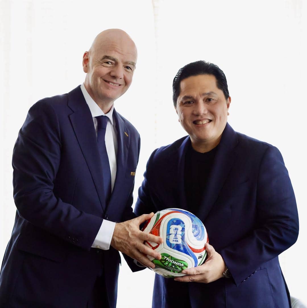 Erick Thohir Jumpa Presiden FIFA di Kanada, Bahas Apa?