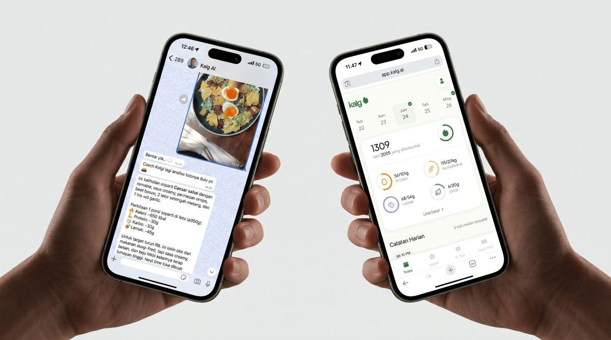 Hitung Kalori Cukup Lewat WhatsApp, Gaya Hidup Jadi Lebih Sehat