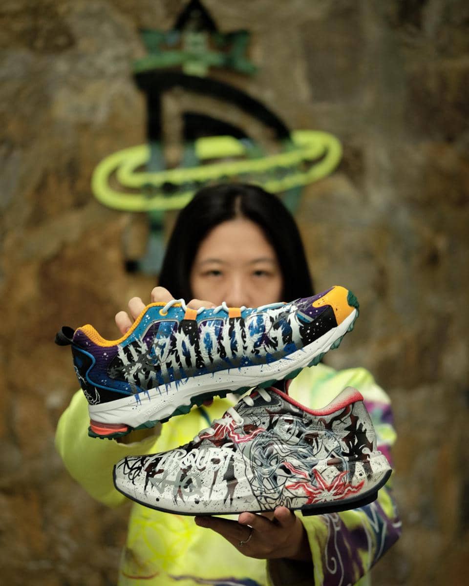 Debby Vania, fashion custom painter Steve Aoki (dok. Istimewa)